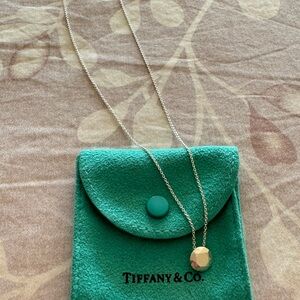 New, never worn Tiffany & Co sterling silver pendant on 16” chain